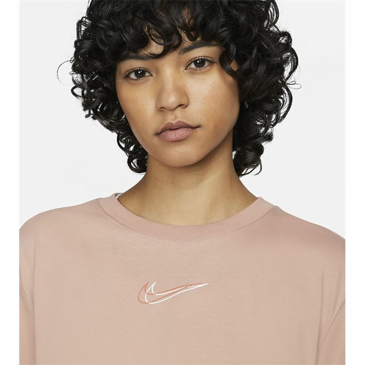Γυναικεία Μπλούζα με Κοντό Μανίκι Nike Sportswear Ροζ