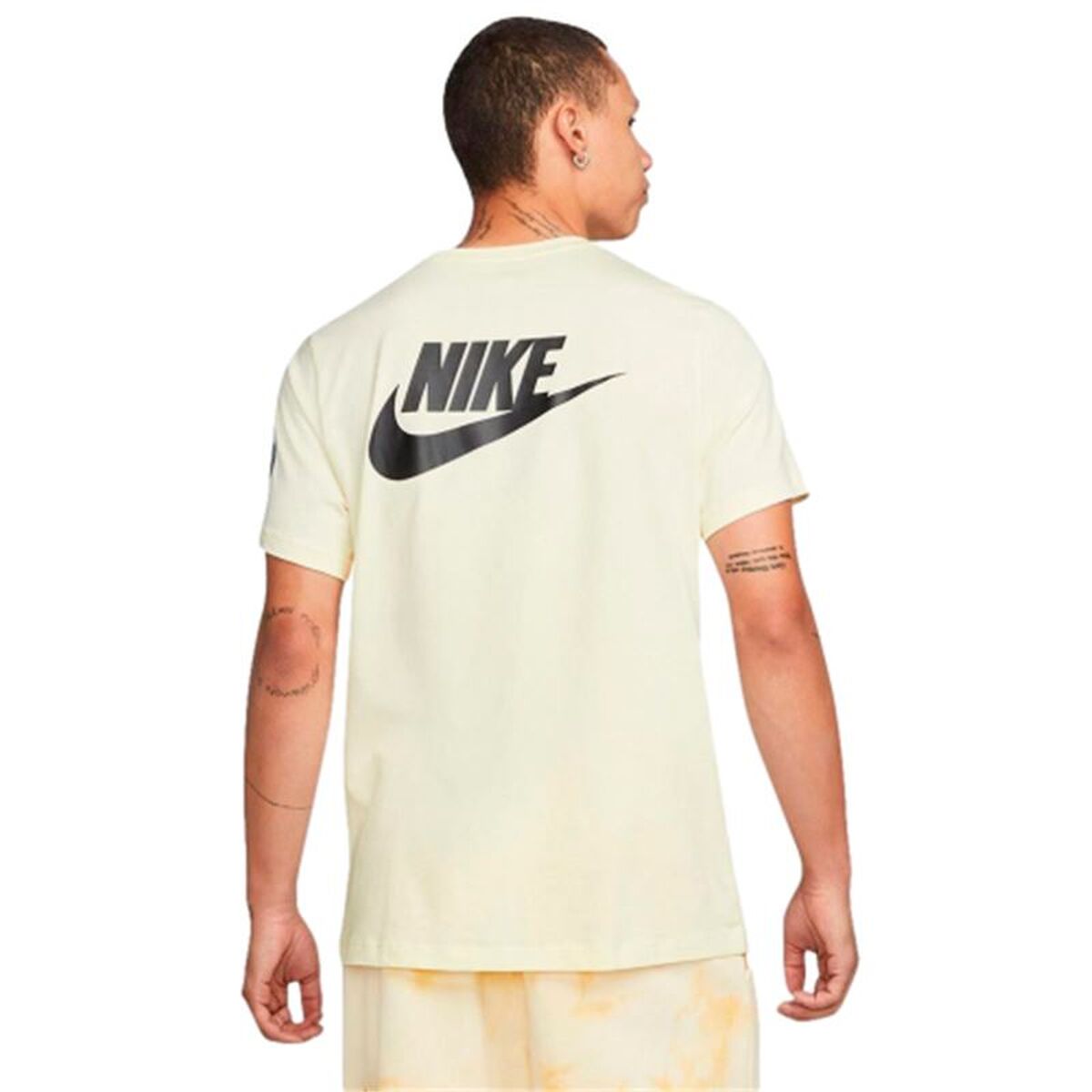 Ανδρική Μπλούζα με Κοντό Μανίκι Nike Have A Nice Day Μπεζ