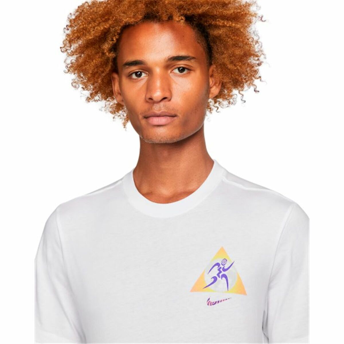 Ανδρική Μπλούζα με Κοντό Μανίκι Nike Sportswear Λευκό
