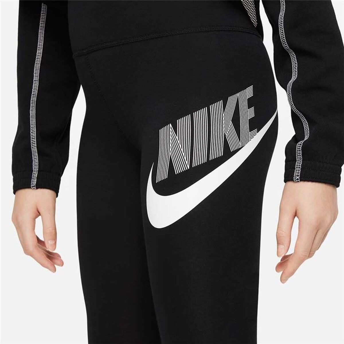 Αθλητικά Κολάν για Παιδιά Nike Sportswear Favorites Μαύρο