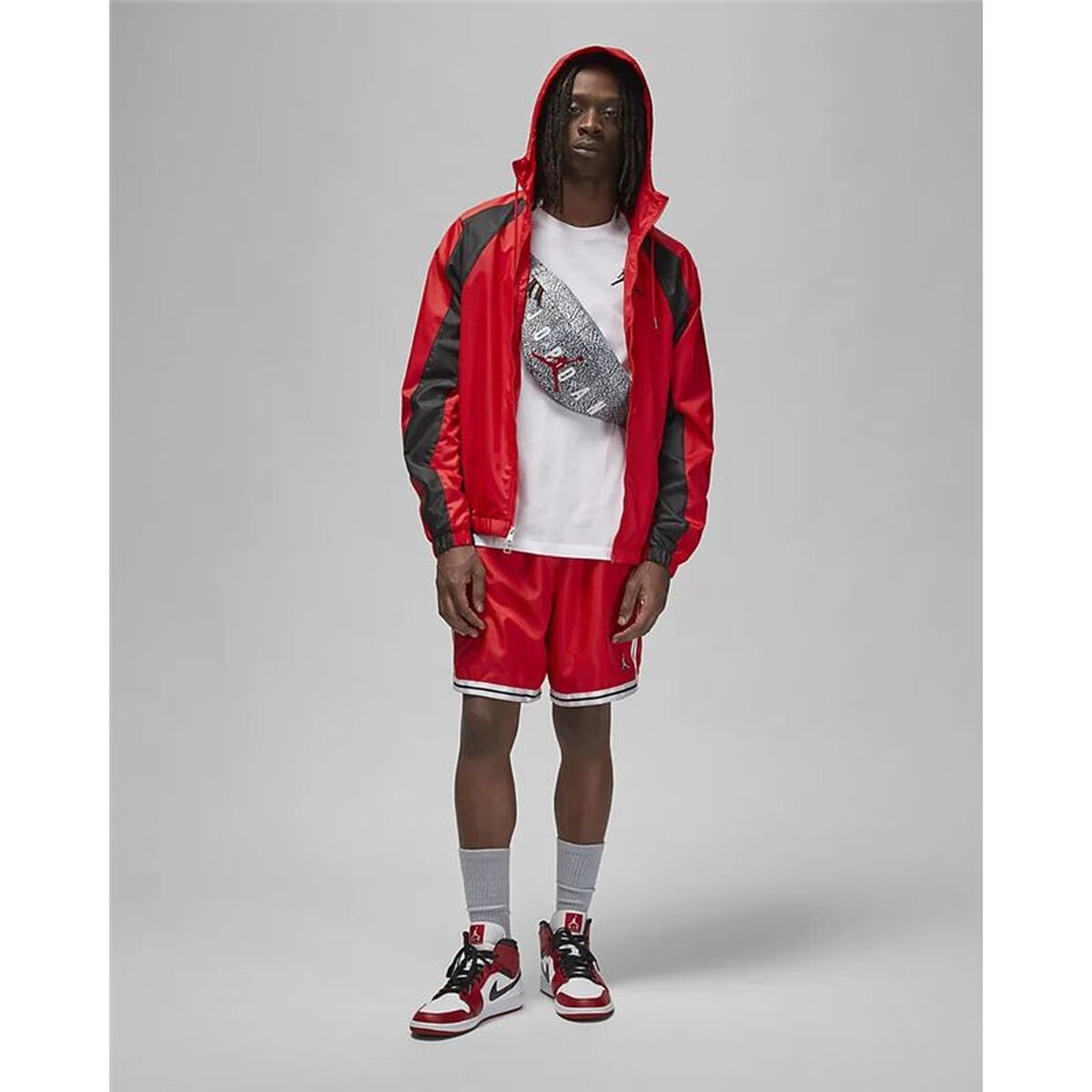 Ανδρικό Αθλητικό Mπουφάν Nike Jordan Essentials Κόκκινο