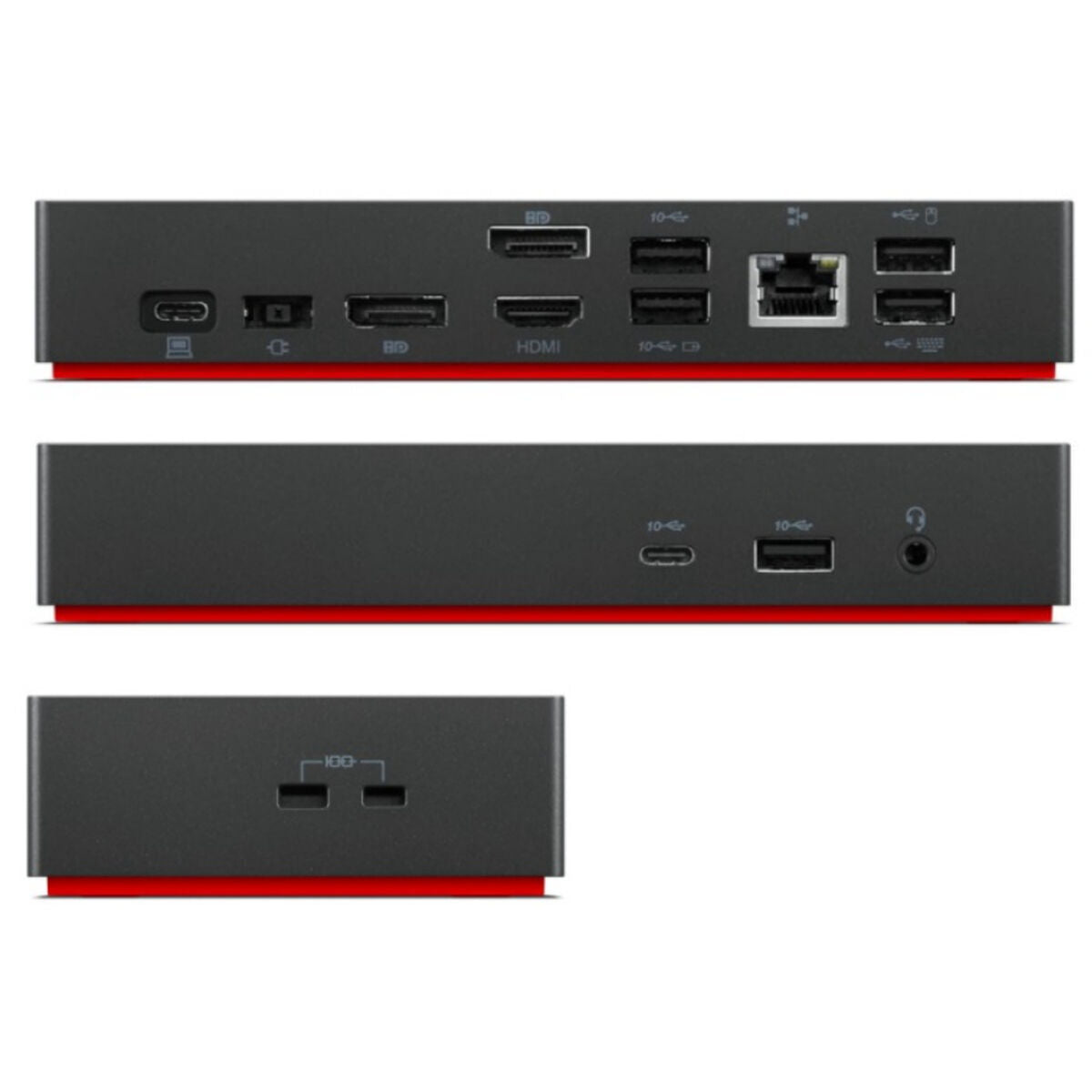 USB Hub Lenovo 40AY0135EU Μαύρο