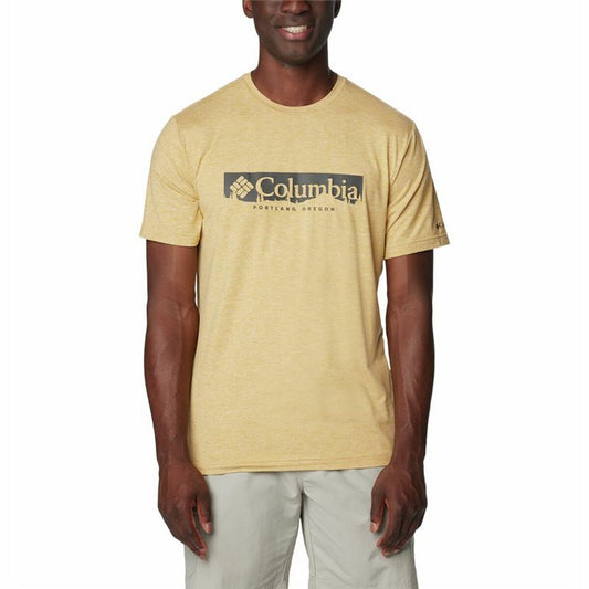 Kοντομάνικο Aθλητικό Mπλουζάκι Columbia Kwick Hike™  Κίτρινο