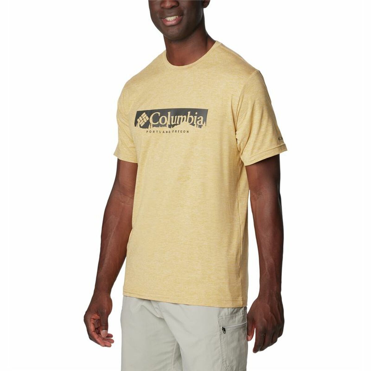 Κοντομάνικο Αθλητικό Μπλουζάκι Columbia Kwick Hike™ Κίτρινο