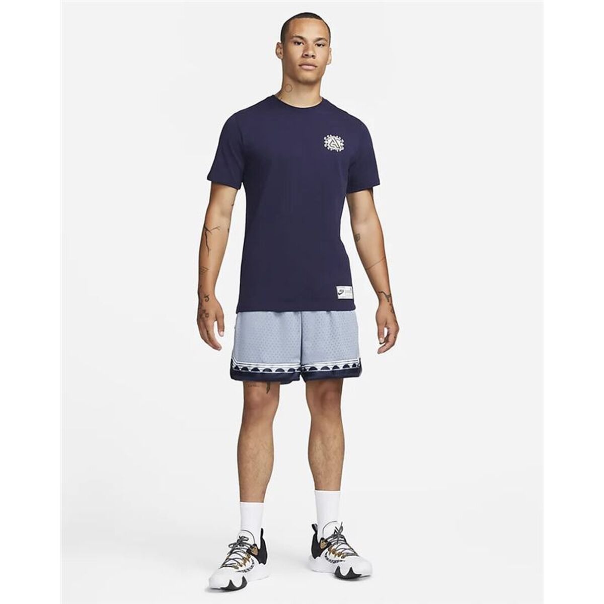 Μπλουζάκι μπάσκετ Nike Gianni Σκούρο μπλε