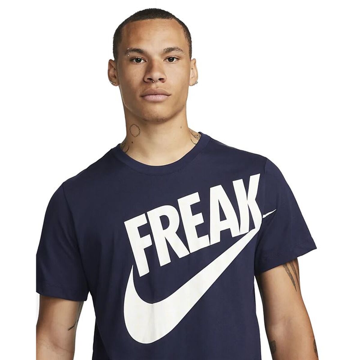 Ανδρική Μπλούζα με Κοντό Μανίκι Nike Giannis Σκούρο μπλε