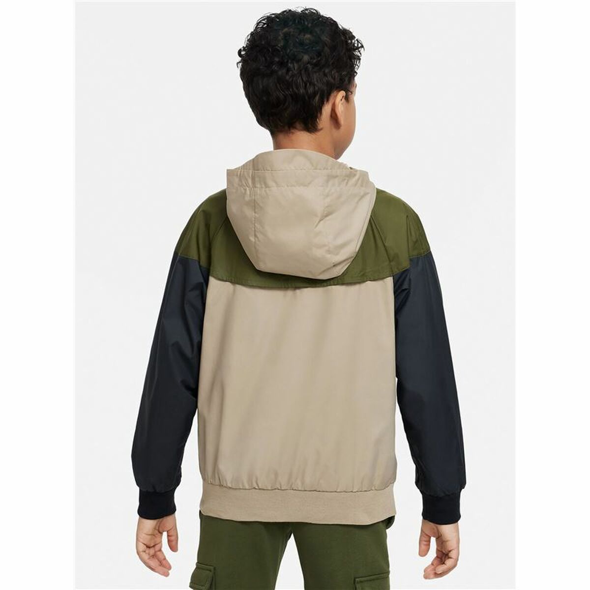 Παιδικό Αθλητικό Μπουφάν Nike Sportswear Windrunner Πράσινο