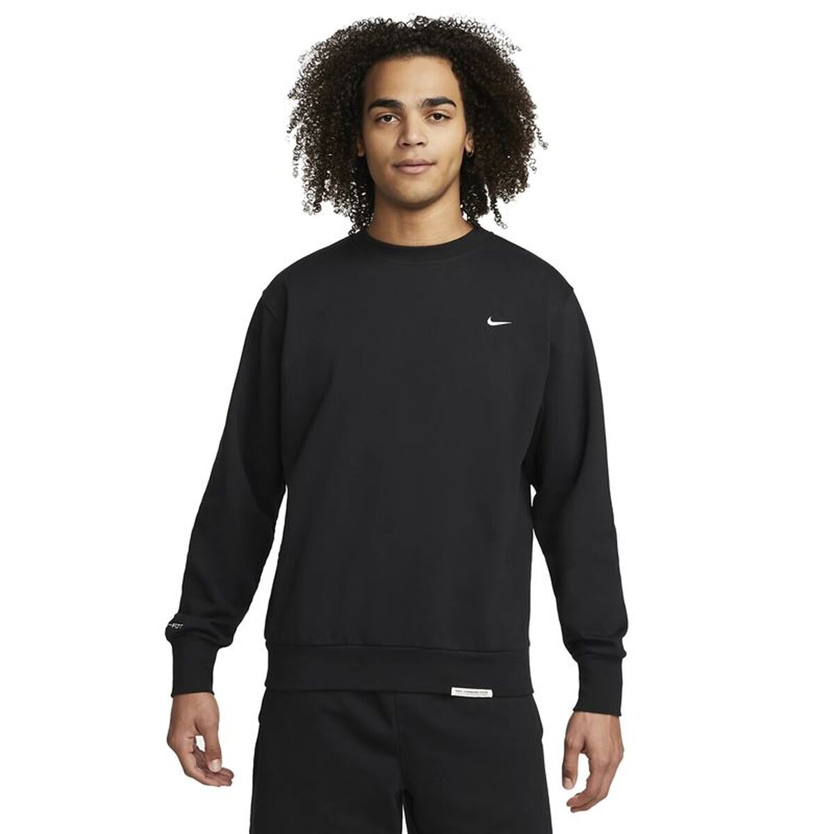 Ανδρικό Φούτερ χωρίς Κουκούλα Nike Standard Issue Μαύρο