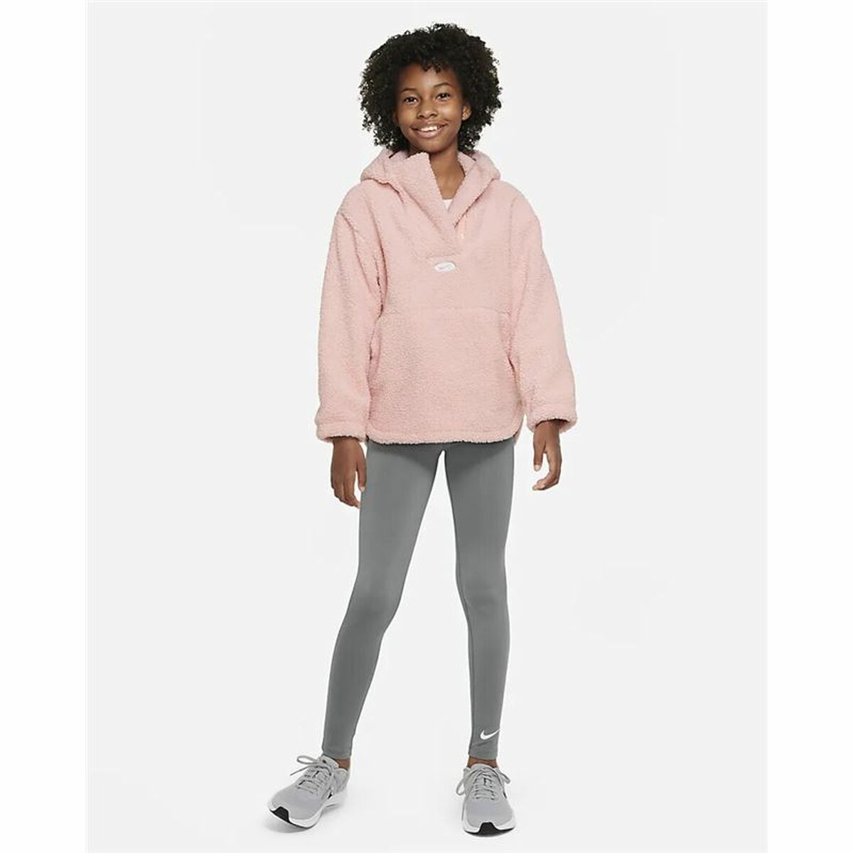 Παιδικό Μπλουζάκι Nike Therma-FIT Icon Clash Ροζ