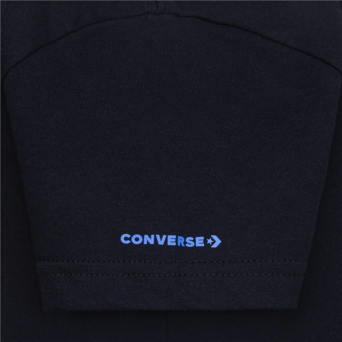 Παιδικό Μπλούζα με Κοντό Μανίκι Converse Sustainable Core Sse Μαύρο