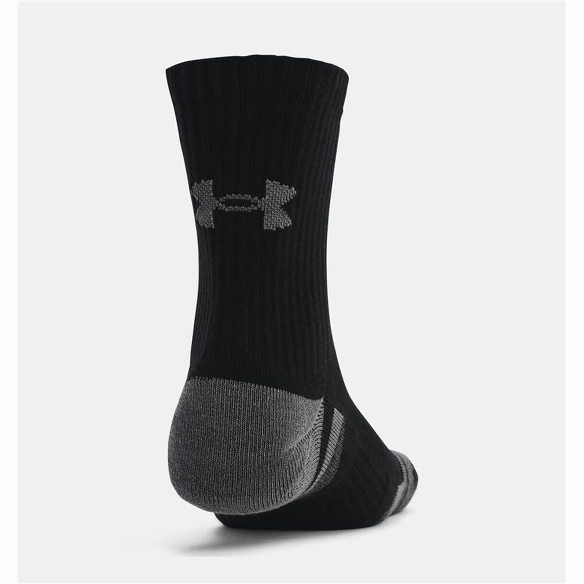 Αθλητικές Κάλτσες Under Armor Performance Μαύρο Για άνδρες και γυναίκες 3 Τεμάχια