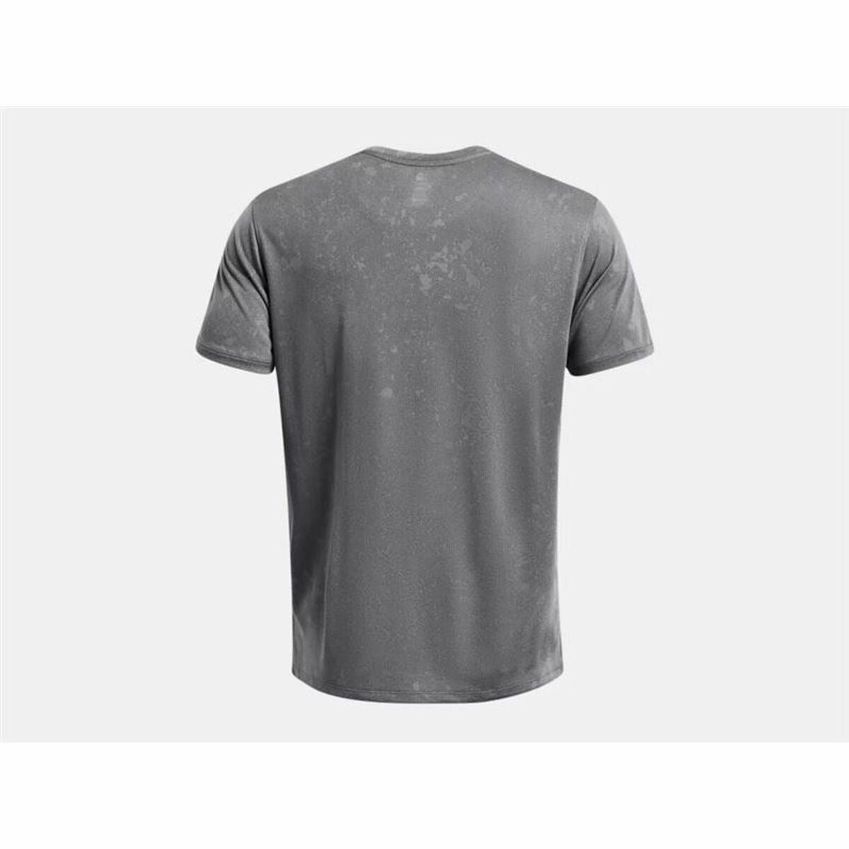 Ανδρική Μπλούζα με Κοντό Μανίκι Under Armor Launch Splatter Γκρι
