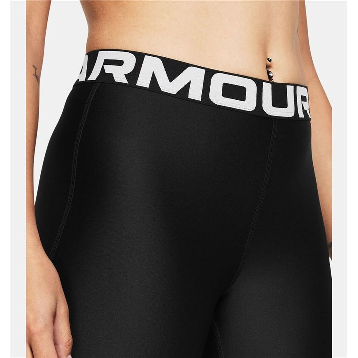 Αθλητικά Γυναικεία Κολάν Under Armour HG Authentics 8in Μαύρο