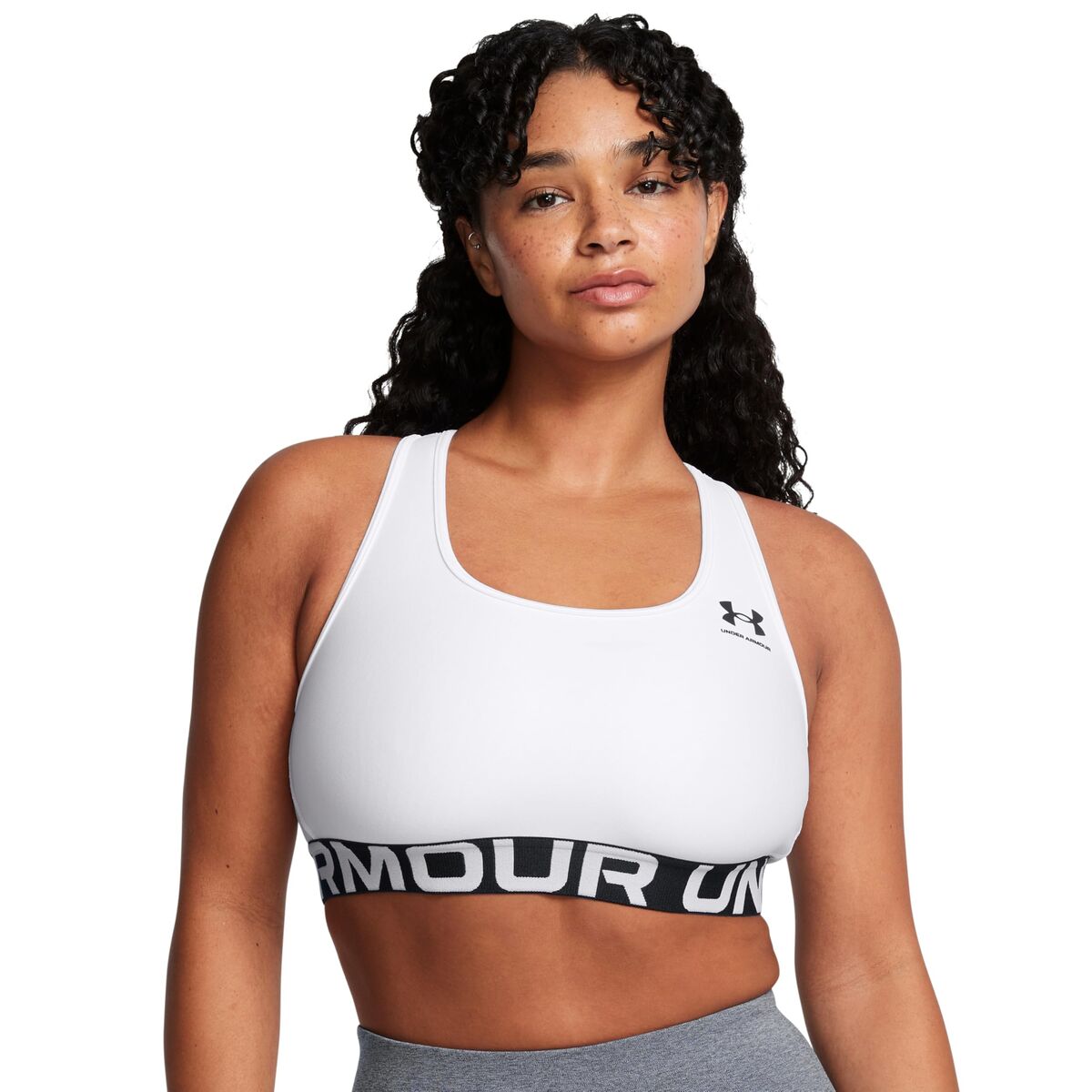 Αθλητικό σουτιέν Under Armour Hg Mid Branded Λευκό