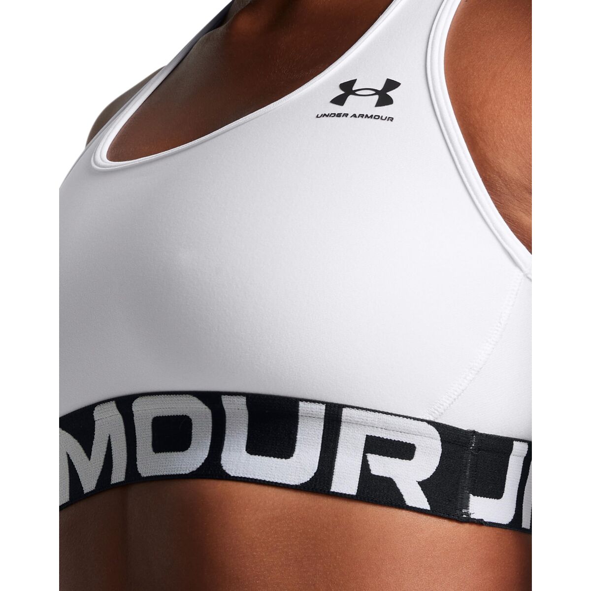 Αθλητικό σουτιέν Under Armour Hg Mid Branded Λευκό