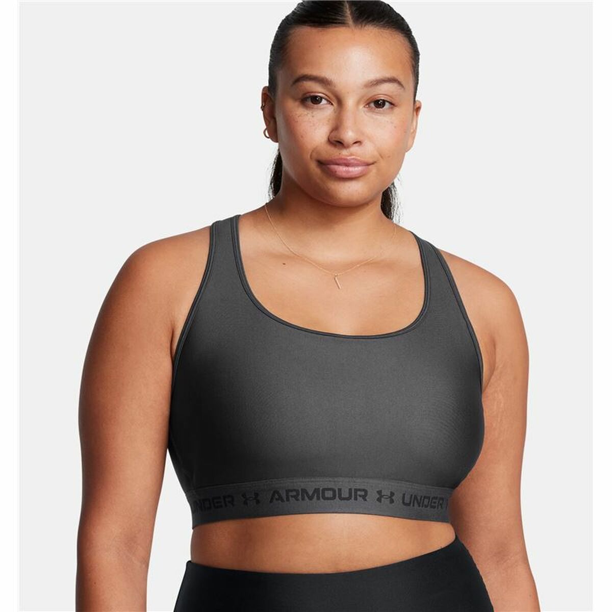 Αθλητικό σουτιέν Under Armour Fitness Σκούρο γκρίζο