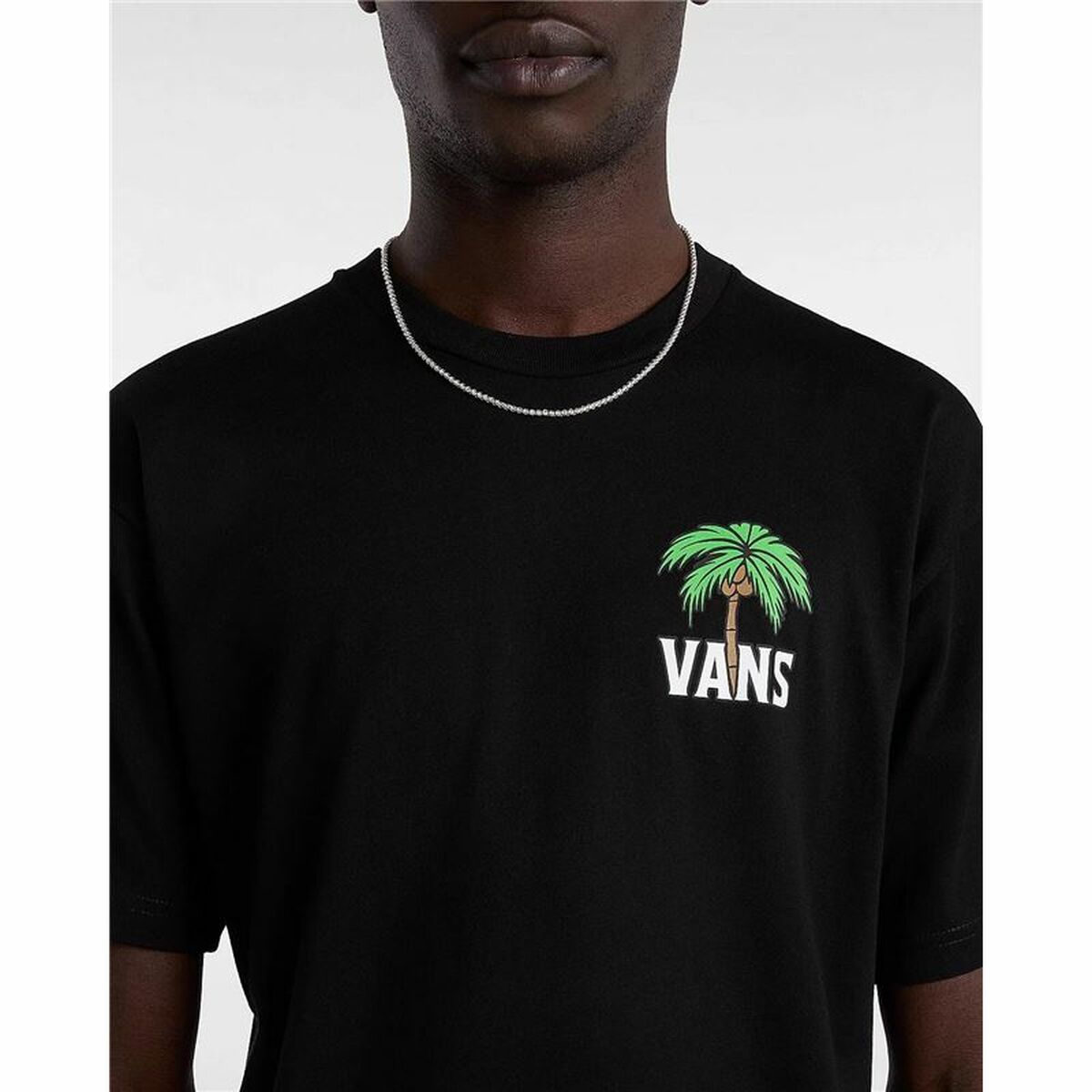 Ανδρική Μπλούζα με Κοντό Μανίκι Vans Down Time Μαύρο