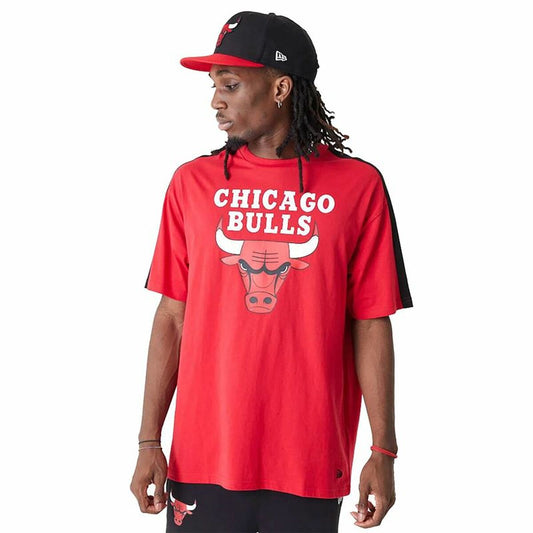 Ανδρική Μπλούζα με Κοντό Μανίκι New Era NBA Κόκκινο