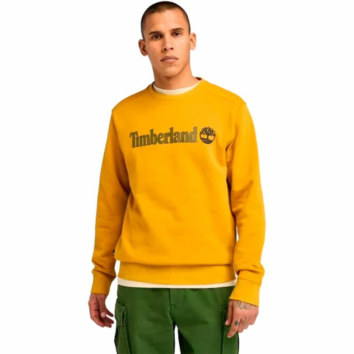 Ανδρικό Φούτερ χωρίς Κουκούλα Timberland Kennebec River Linear Logo Crew