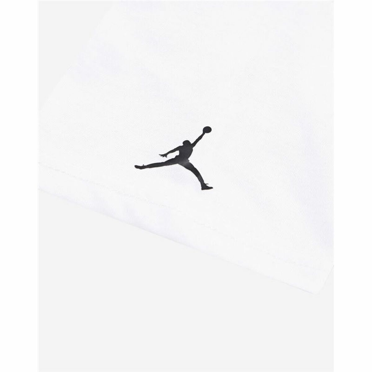 Παιδική Μπλούζα με Κοντό Μανίκι Jordan Jdb Mj Brand Photo Ss Crew Λευκό