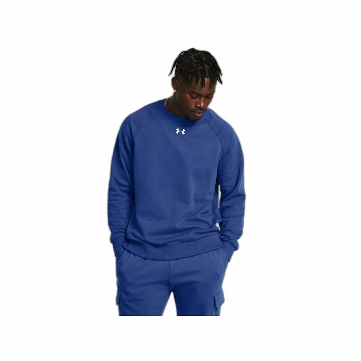 Ανδρικό Φούτερ χωρίς Κουκούλα Under Armour Rival Fleece Crew Μπλε