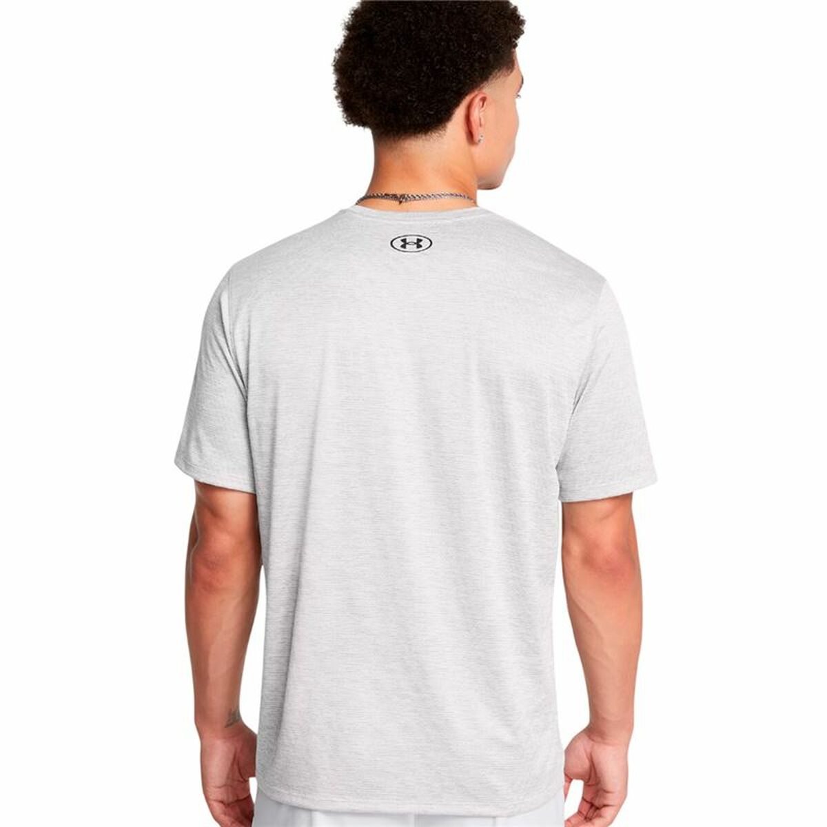 Ανδρική Μπλούζα με Κοντό Μανίκι Under Armour Tech Vent Ss Ανοιχτό Γκρι