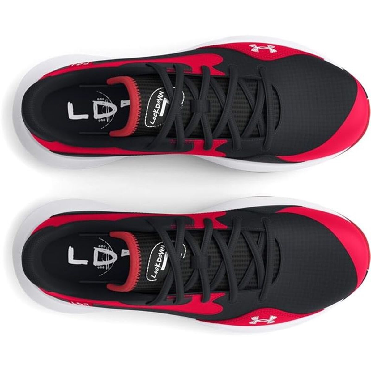Παπούτσια Μπάσκετ για Ενήλικες Under Armour Lockdown 7 Κόκκινο