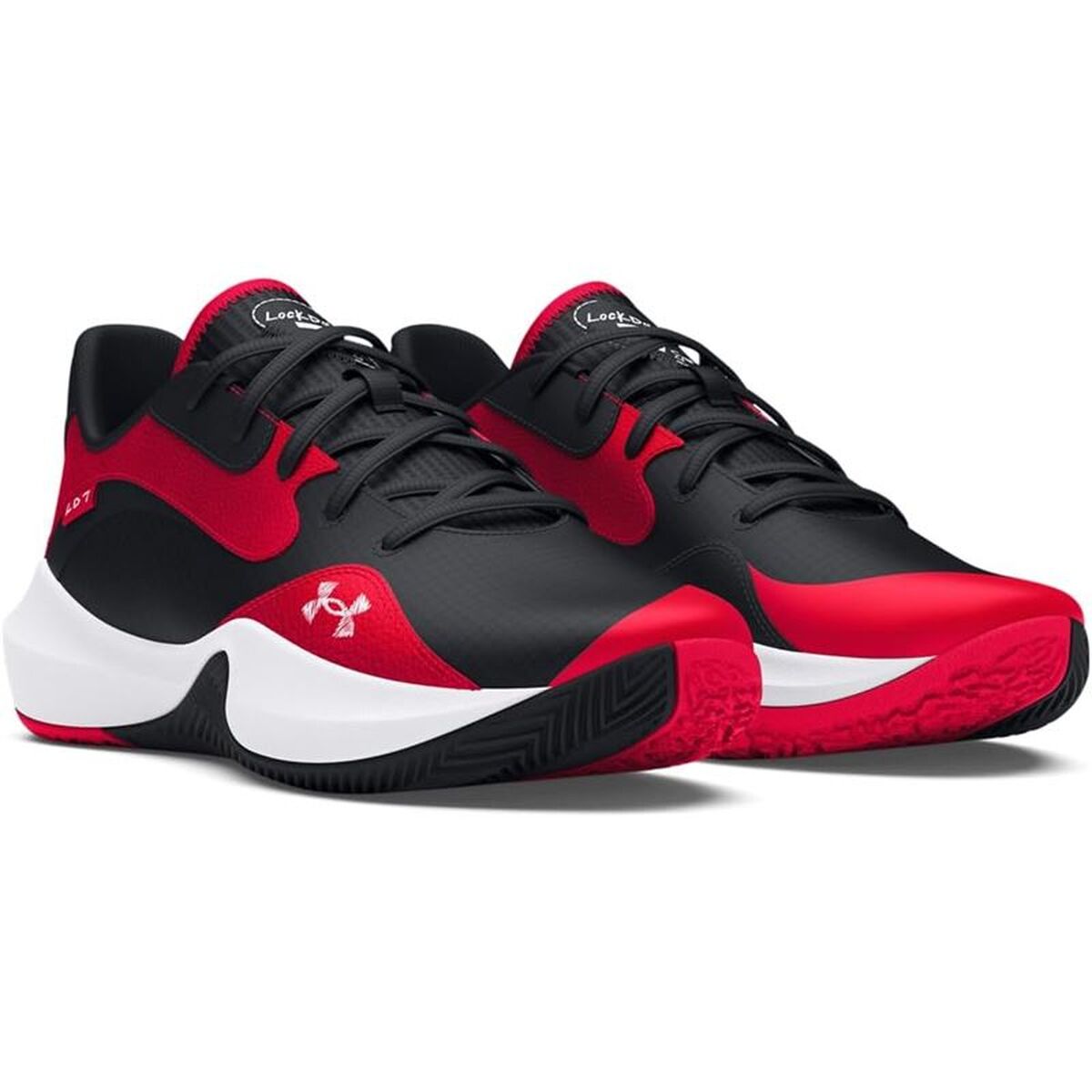 Παπούτσια Μπάσκετ για Ενήλικες Under Armour Lockdown 7 Κόκκινο
