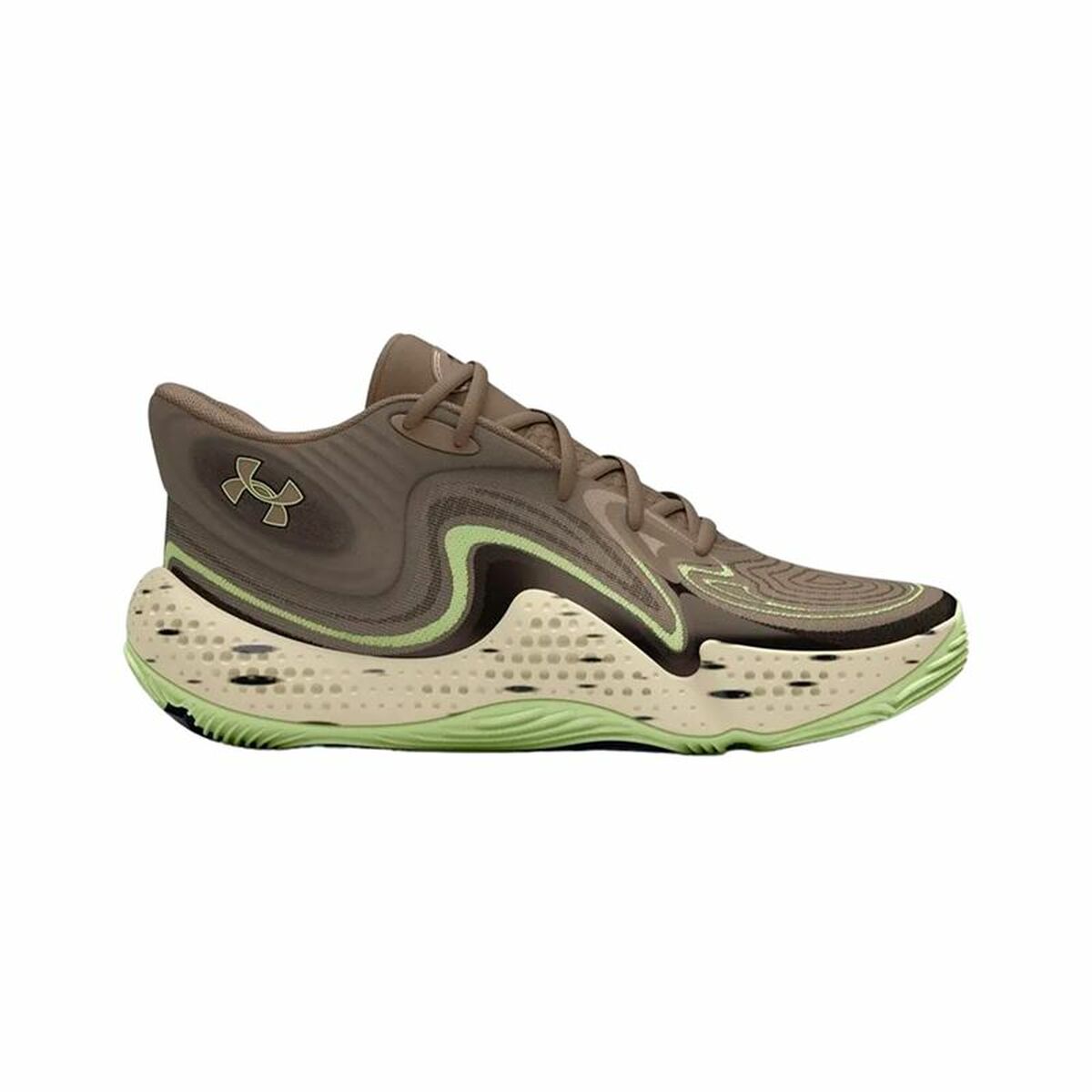 Παπούτσια Μπάσκετ για Ενήλικες Under Armour Spawn 6 Mid Καφέ