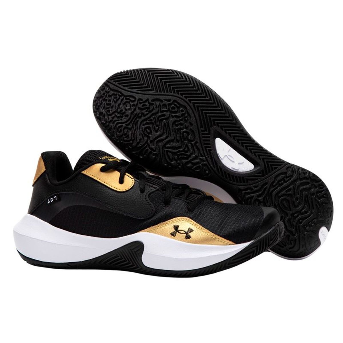 Παπούτσια Μπάσκετ για Ενήλικες Under Armour Lockdown 7 Μαύρο