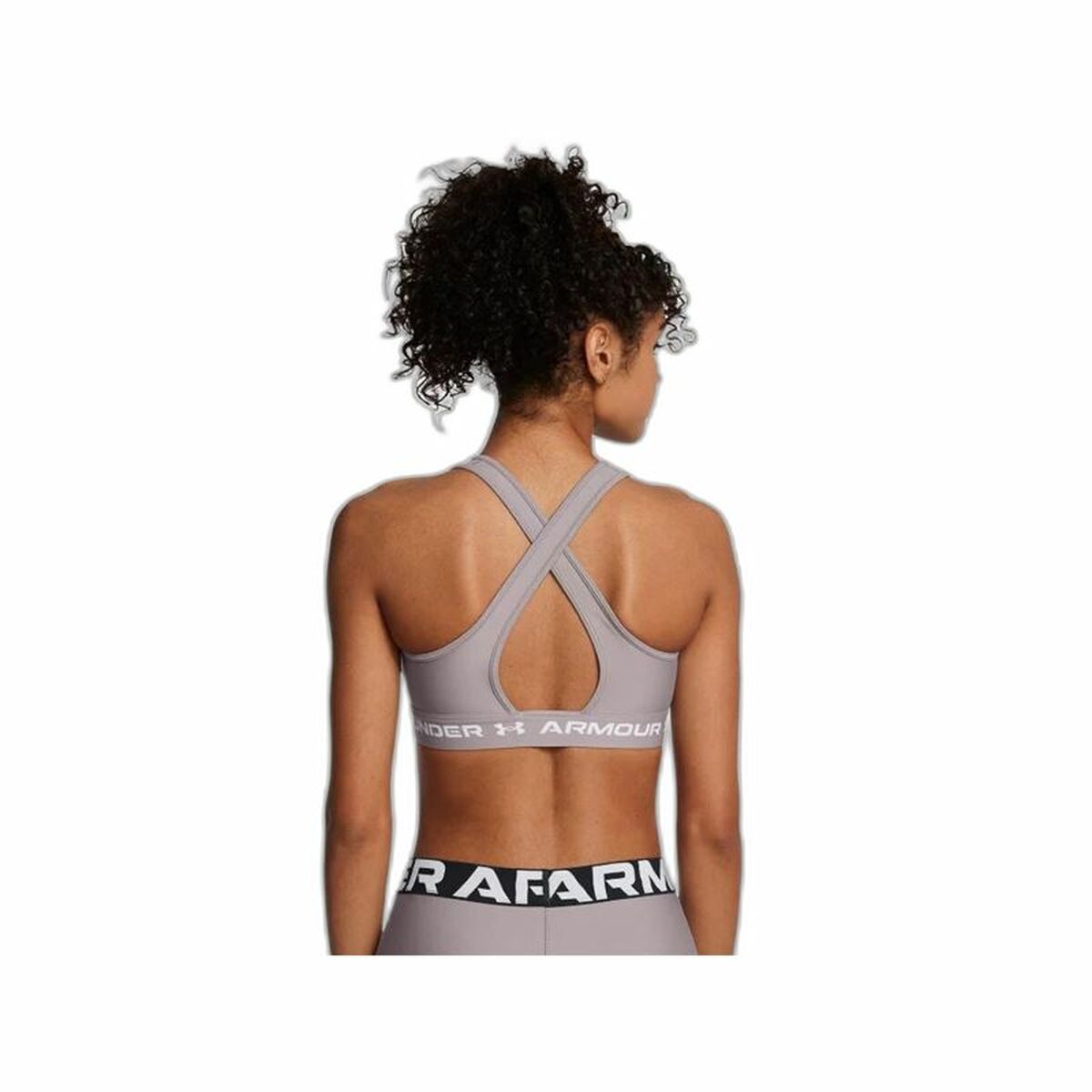 Αθλητικό σουτιέν Under Armour CroSSback Mid Γκρι