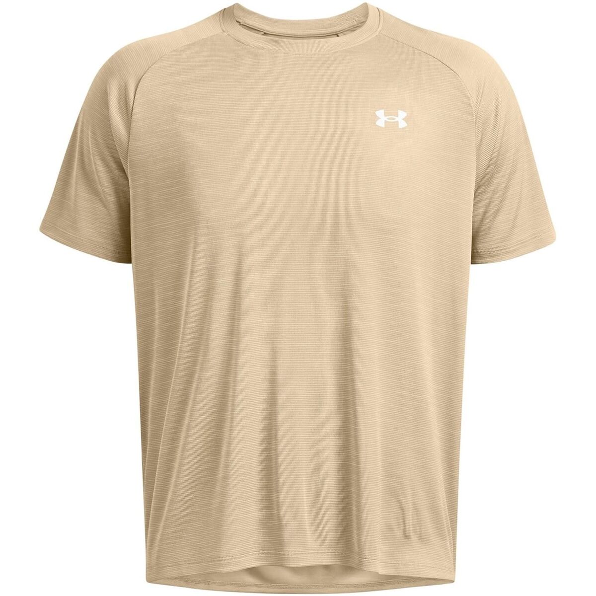 Ανδρική Μπλούζα με Κοντό Μανίκι Under Armour Tech Textured SS Μπεζ