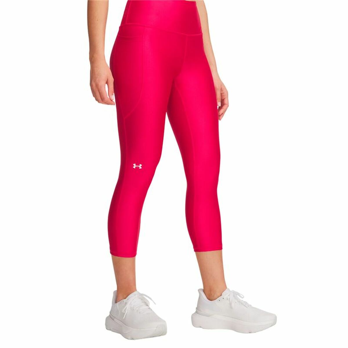 Αθλητικά Γυναικεία Κολάν Under Armor Tech Hi Capri Ροζ