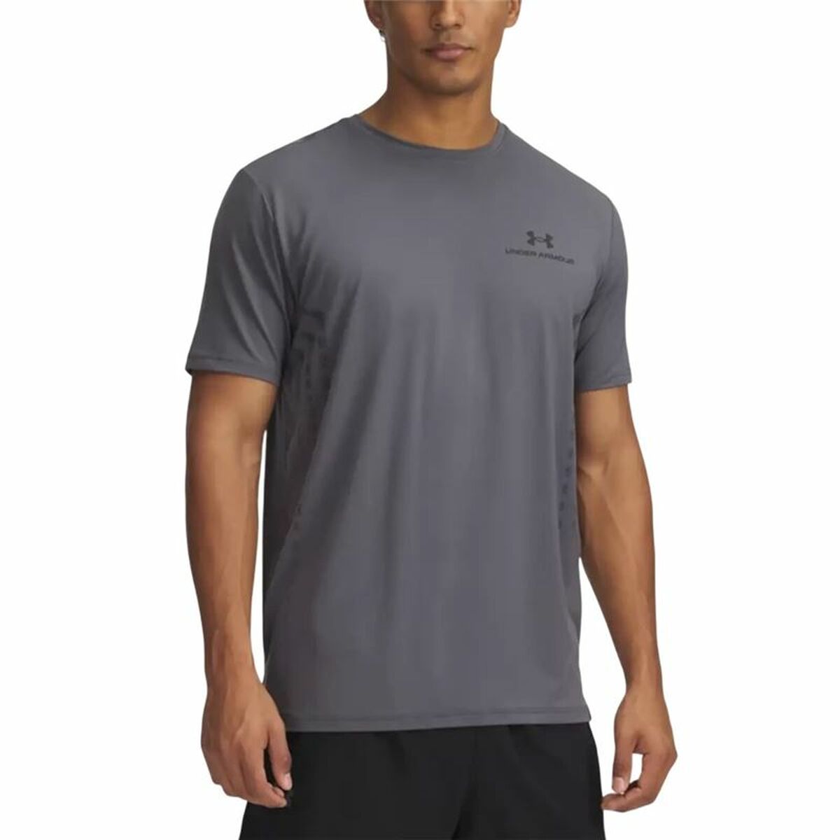 Ανδρική Μπλούζα με Κοντό Μανίκι Under Armor Σκούρο γκρίζο