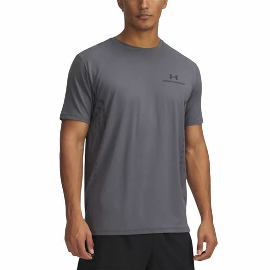 Ανδρική Μπλούζα με Κοντό Μανίκι Under Armour Σκούρο γκρίζο