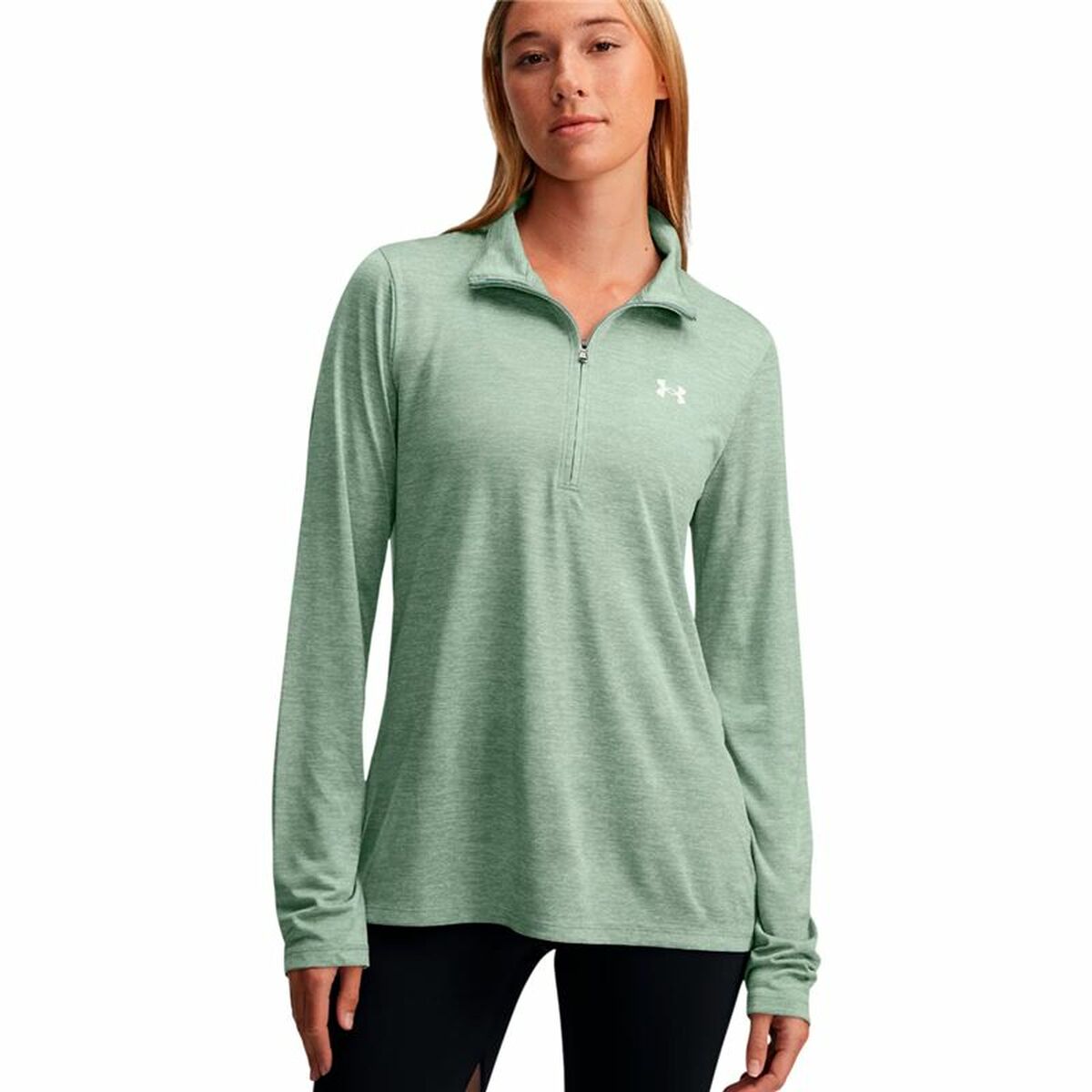 Γυναικεία Mπλούζα με Mακρύ Mανίκι Under Armour Tech 1/2 Zip