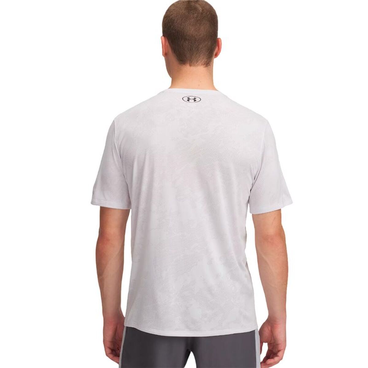 Ανδρική Μπλούζα με Κοντό Μανίκι Under Armor Tech Ανοιχτό Γκρι
