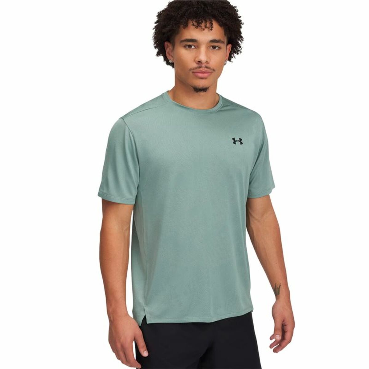 Ανδρική Μπλούζα με Κοντό Μανίκι Under Armour Tech Μπλε