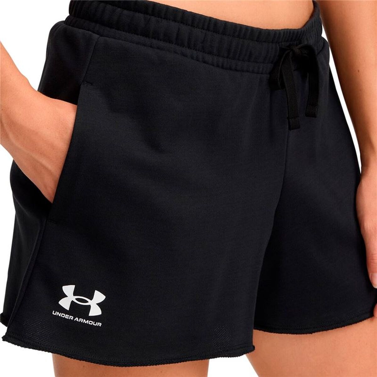 Γυναικεία Αθλητικά Σορτς Under Armor Rival Terry Short Μαύρο