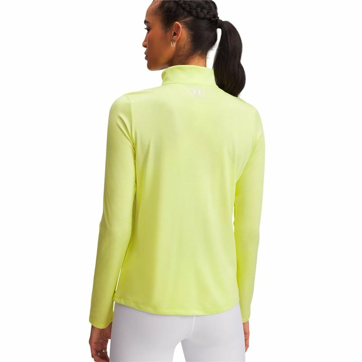 Γυναικεία Mπλούζα με Mακρύ Mανίκι Under Armour Tech 1/2 Zip Κίτρινο