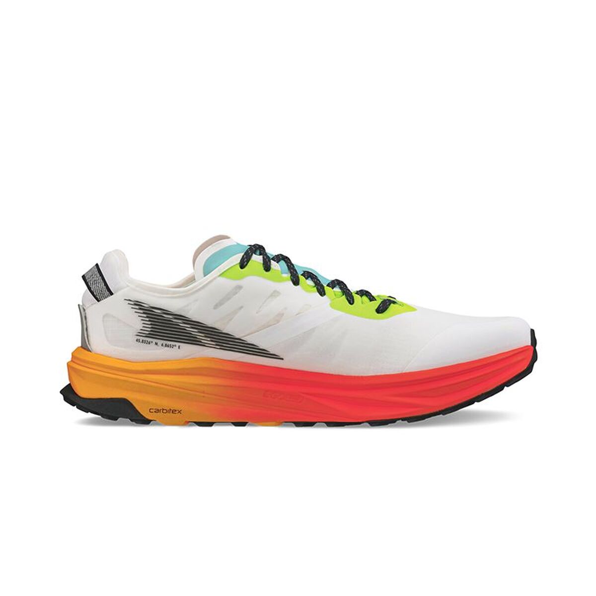 Παπούτσια trail για άνδρες (τρέξιμο στο βουνό) Altra Mont Blanc Carbon Λευκό