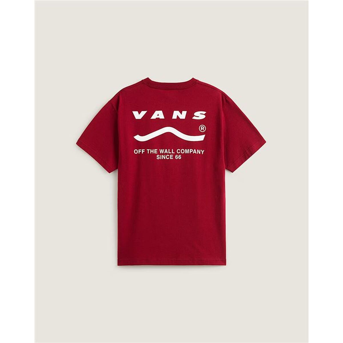 Ανδρική Μπλούζα με Κοντό Μανίκι Vans VN000PEYF0F1 Σκούρο Κόκκινο