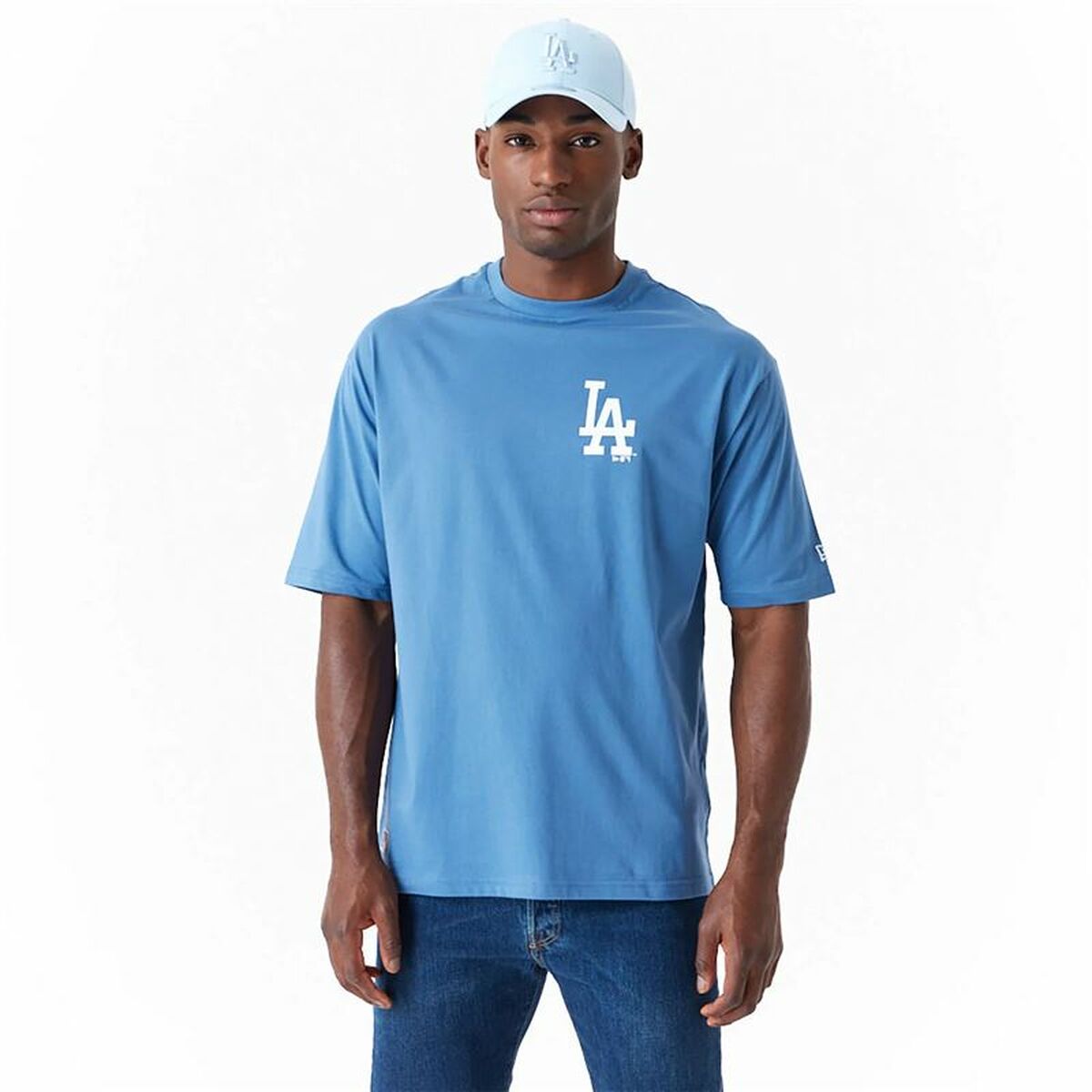 Ανδρική Μπλούζα με Κοντό Μανίκι New Era LA Dodgers MLB World Series Μπλε
