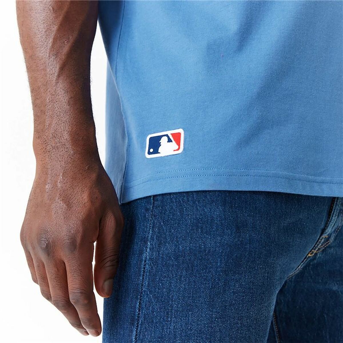 Ανδρική Μπλούζα με Κοντό Μανίκι New Era LA Dodgers MLB World Series Μπλε