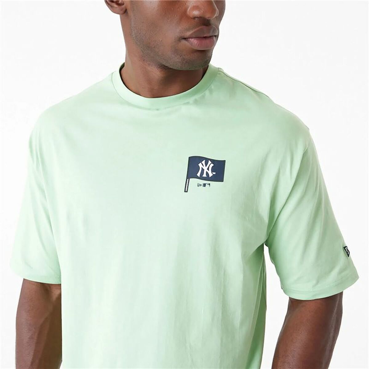 Ανδρική Μπλούζα με Κοντό Μανίκι New Era New York Yankees MLB Burger Πράσινο