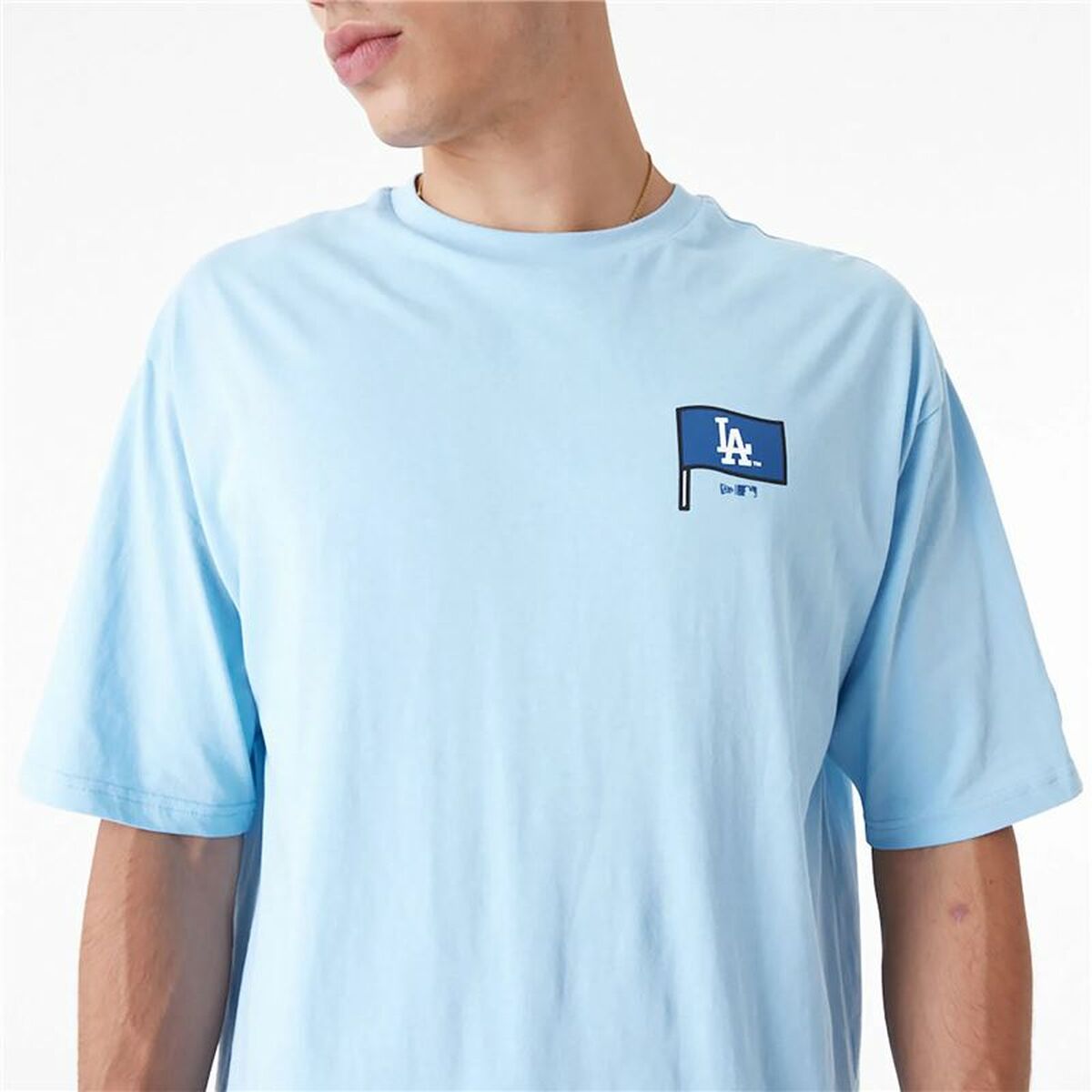 Ανδρική Μπλούζα με Κοντό Μανίκι New Era LA Dodgers MLB Burger Μπλε