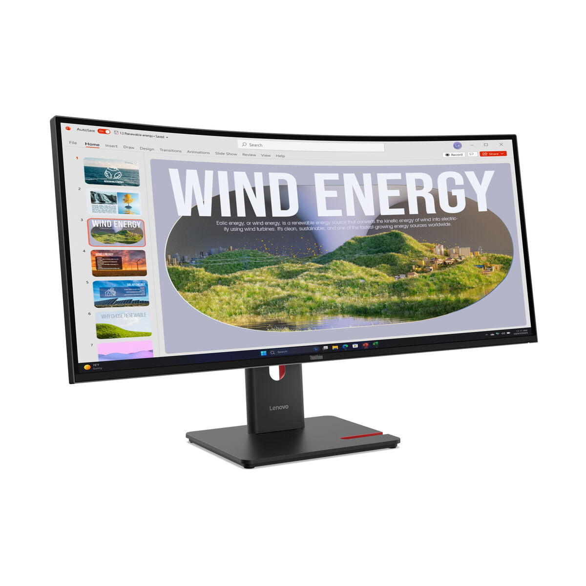 Οθόνη Lenovo 64AEGAT1EU 34" Wide Quad HD