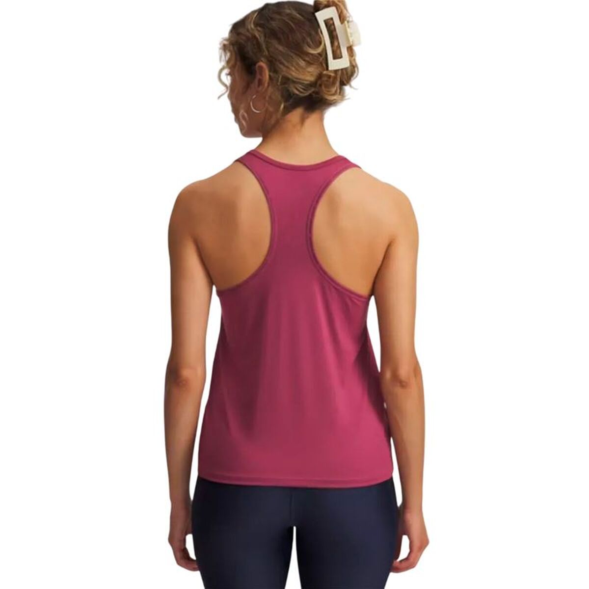 Αμάνικο Γυναικείο Mπλουζάκι Under Armour Tech Knockout Πορφυρό Κόκκινο Fitness