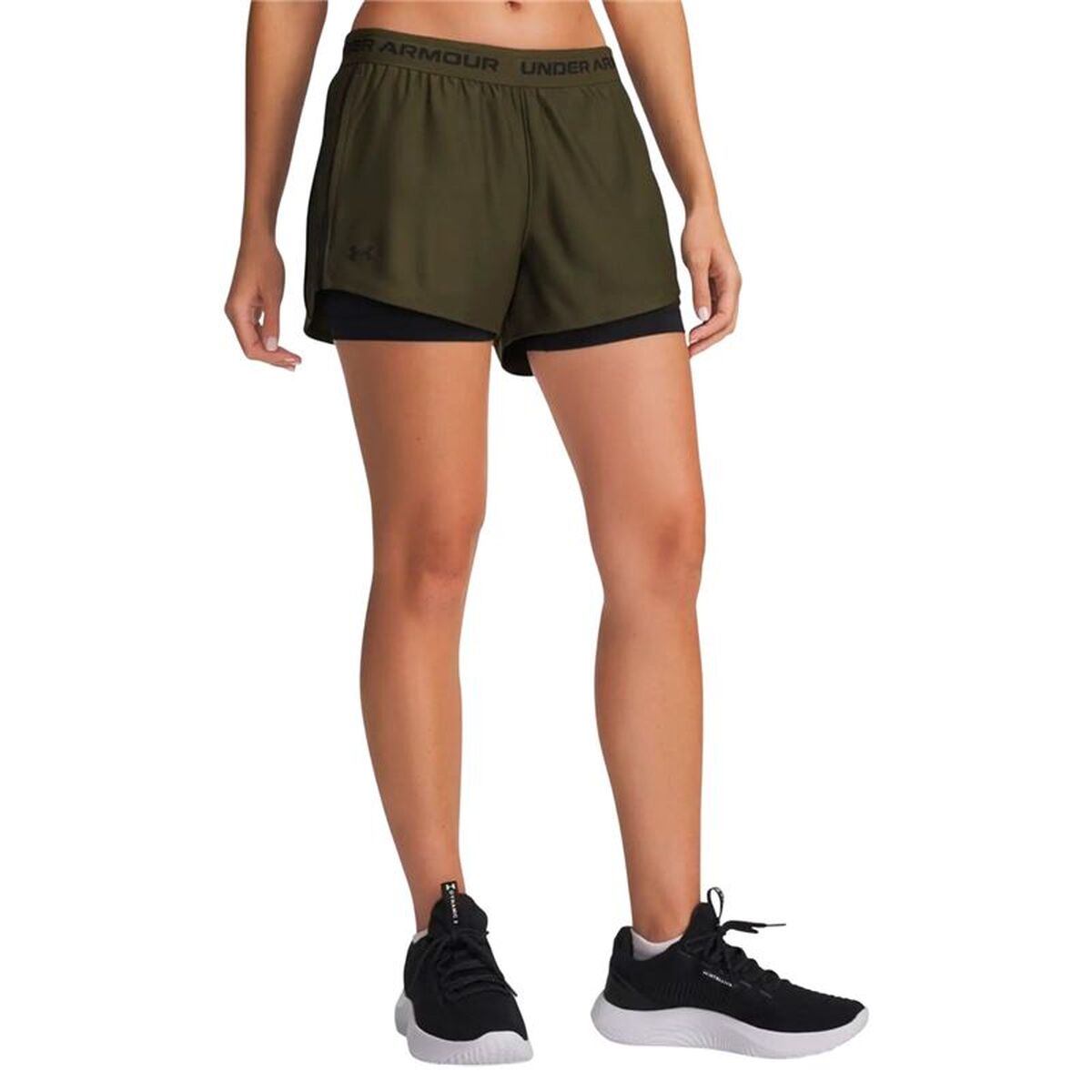 Γυναικεία Αθλητικά Σορτς Under Armour Tech Play Up Μαύρο