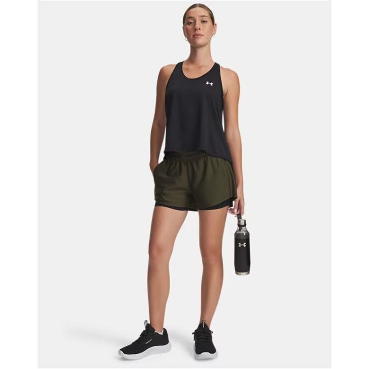 Γυναικεία Αθλητικά Σορτς Under Armour Tech Play Up Μαύρο